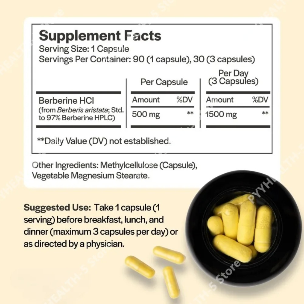 Berberine HCl Supplement 500mg - Berberine Hcl Capsule 评论和价格