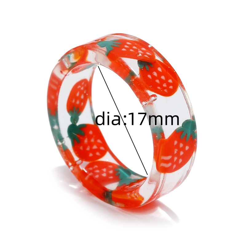Fruit Resin Ring  Jewelry Anne - Nutrition And Fitness 评论和价格