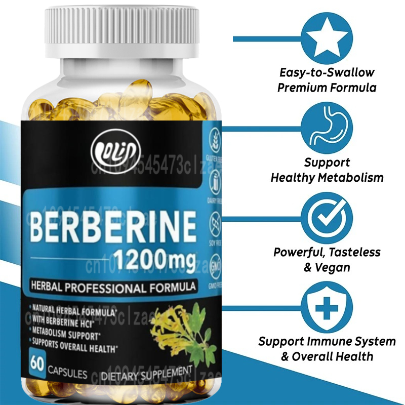 1200mg HCL Supplement, Healthy - Berberine Hcl Capsule 评论和价格
