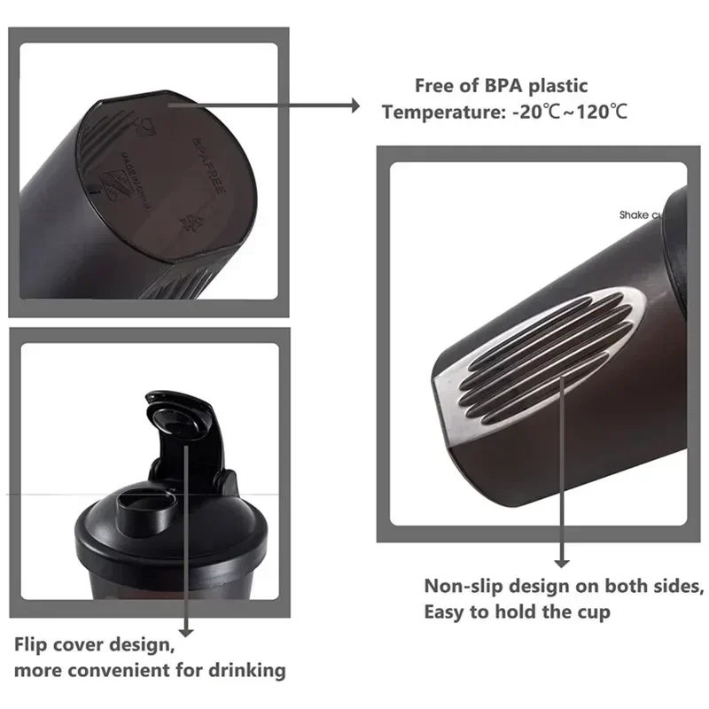 400ml Portable Plastic Drink C - Nutrition And Fitness 评论和价格