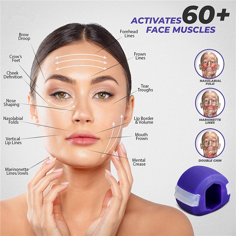 Jawline Exerciser Facial Jaw M - Nutrition And Fitness 评论和价格